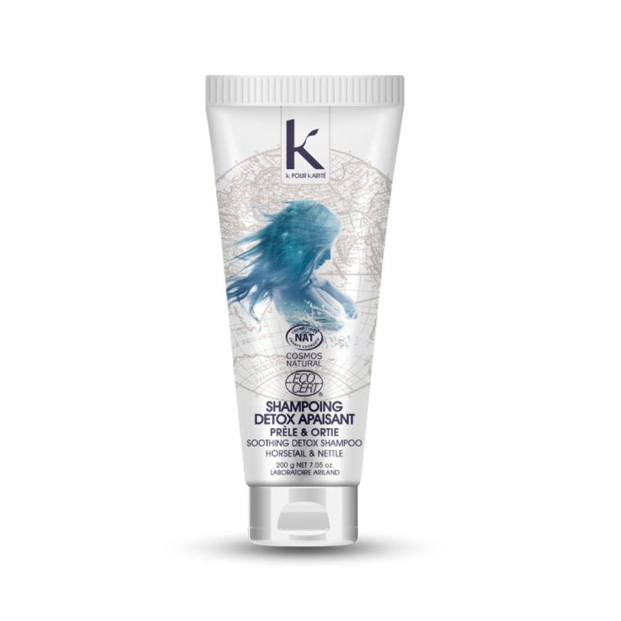 Shampoing apaisant détox bio K Pour Karité Detox stop 200 g (7,05 oz) 