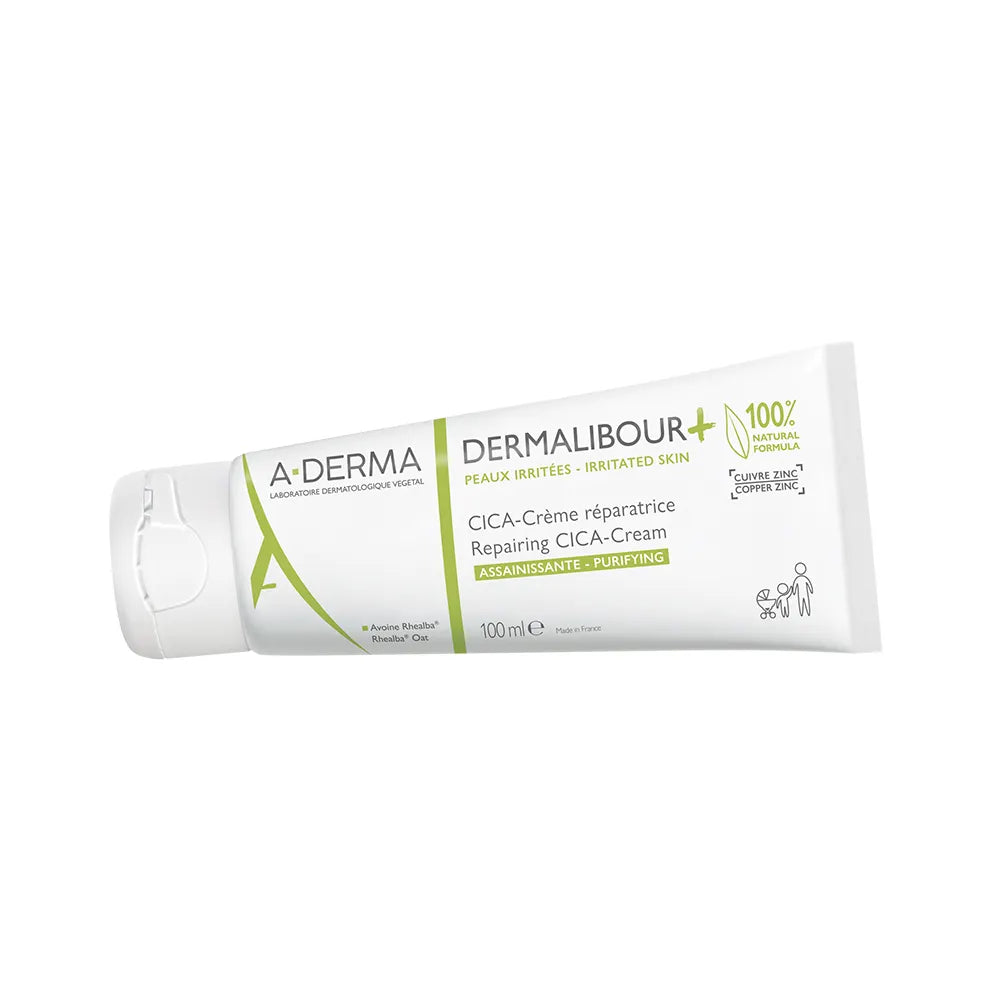 A-Derma Dermalibour+ Cica-Repairing Sanitizing Cream 100ml (3.38fl oz)