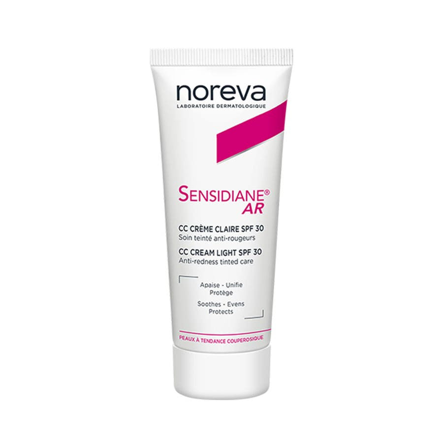 Noreva Sensidiane Ar Light CC Cream SPF30 Anti-Redness Tinted Care 40ml (1.35fl oz)