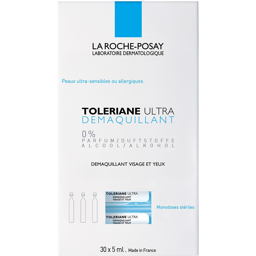 La Roche-Posay Toleriane Eye Make Up Remover 30 X Face And Eyes 150ml (5.07fl oz)