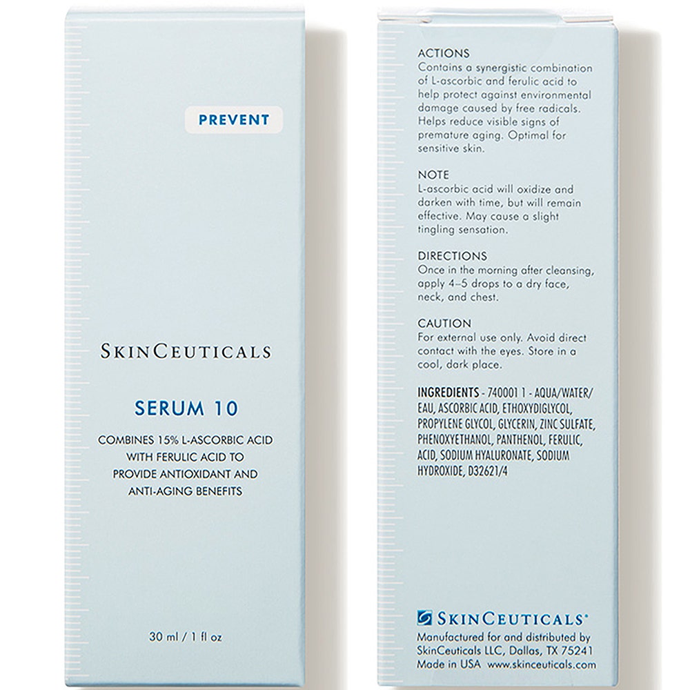 Skinceuticals Prevent Serum 10 Antioxidant Treatment Sensitive Skins 30ml (1.01fl oz)