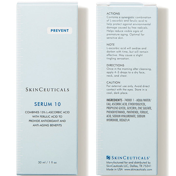 Skinceuticals Prevent Serum 10 Antioxidant Treatment Sensitive Skins 30ml (1.01fl oz)
