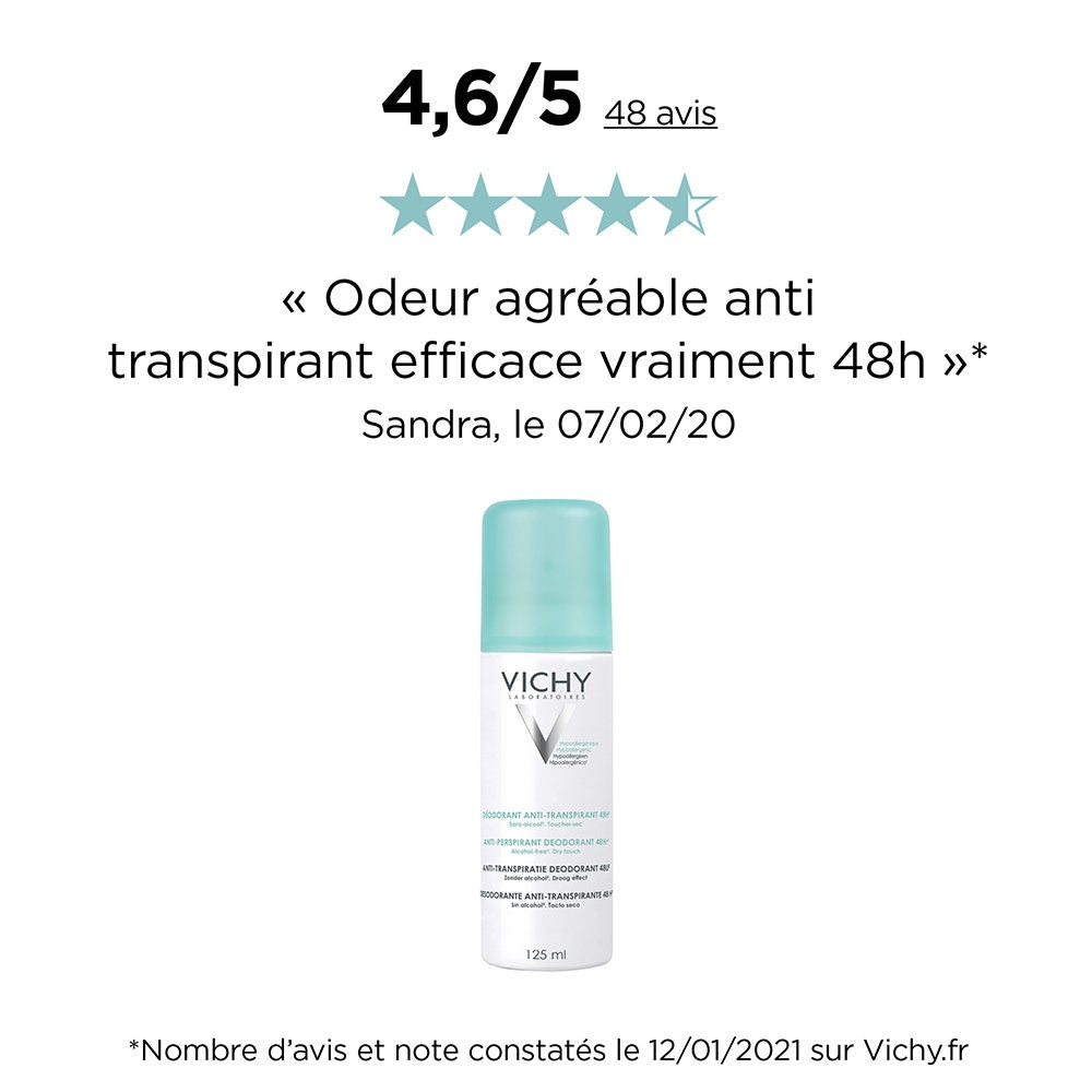 Vichy Deodorants Anti-perspirant spray Spray 2x125ml (4.23fl oz)