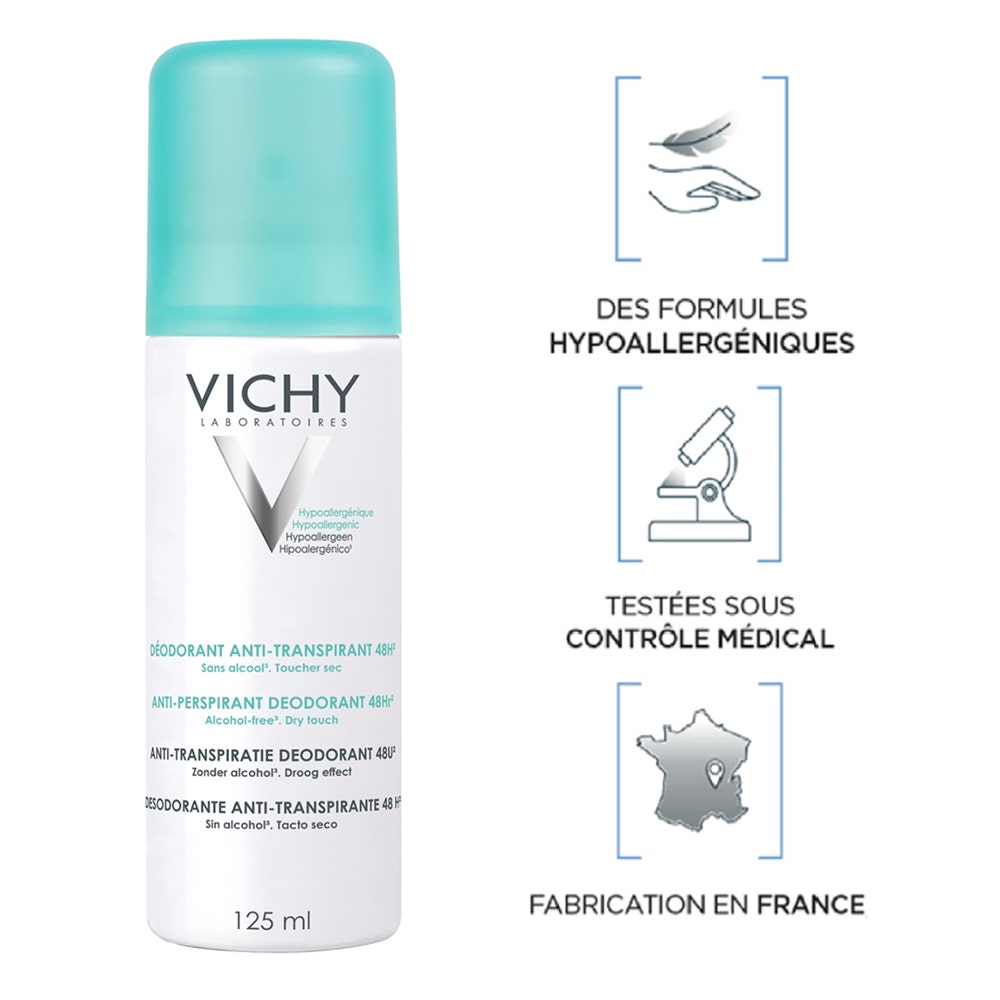 Vichy Deodorants Anti-perspirant spray Spray 2x125ml (4.23fl oz)