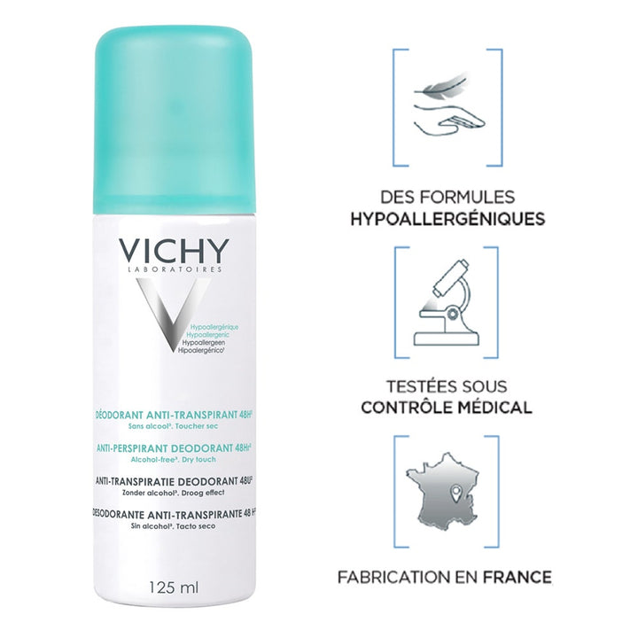 Vichy Deodorants Anti-perspirant spray Spray 2x125ml (4.23fl oz)