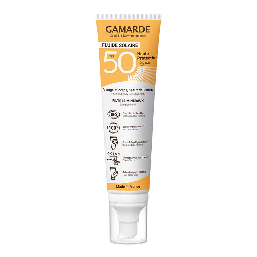 Gamarde Fluide Solaire Haute Protection SPF 50 100 ml (3,38 fl oz) 