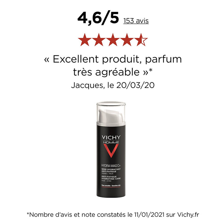 Vichy Man Hydra Mag C+ Hydrating Face And Eyes Cream Sensitive skin 50ml (1.69fl oz)
