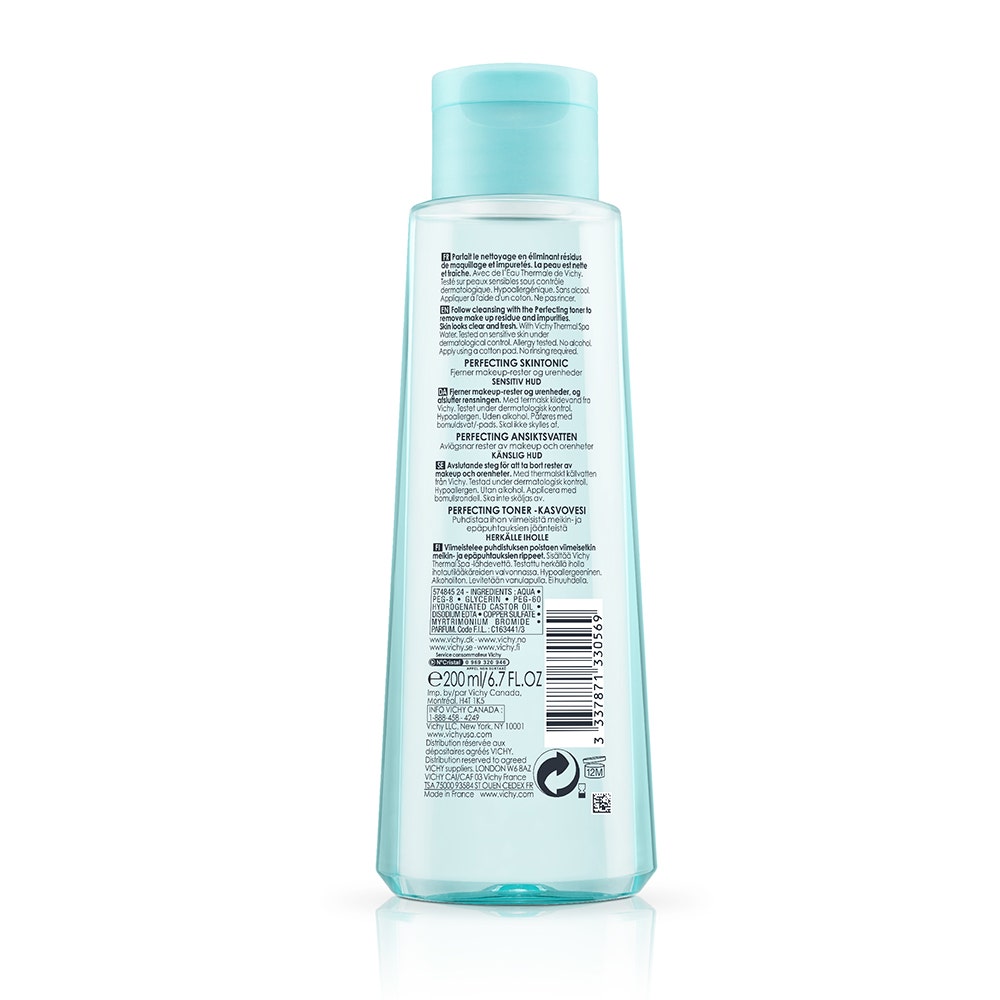 Vichy Purete Thermale Perfecting Tonic Lotion 200ml (6.76fl oz)