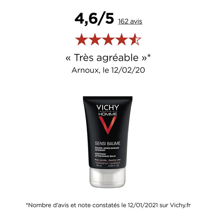 Vichy Man Sensi Balm Aftershave 75ml (2.53 fl oz)