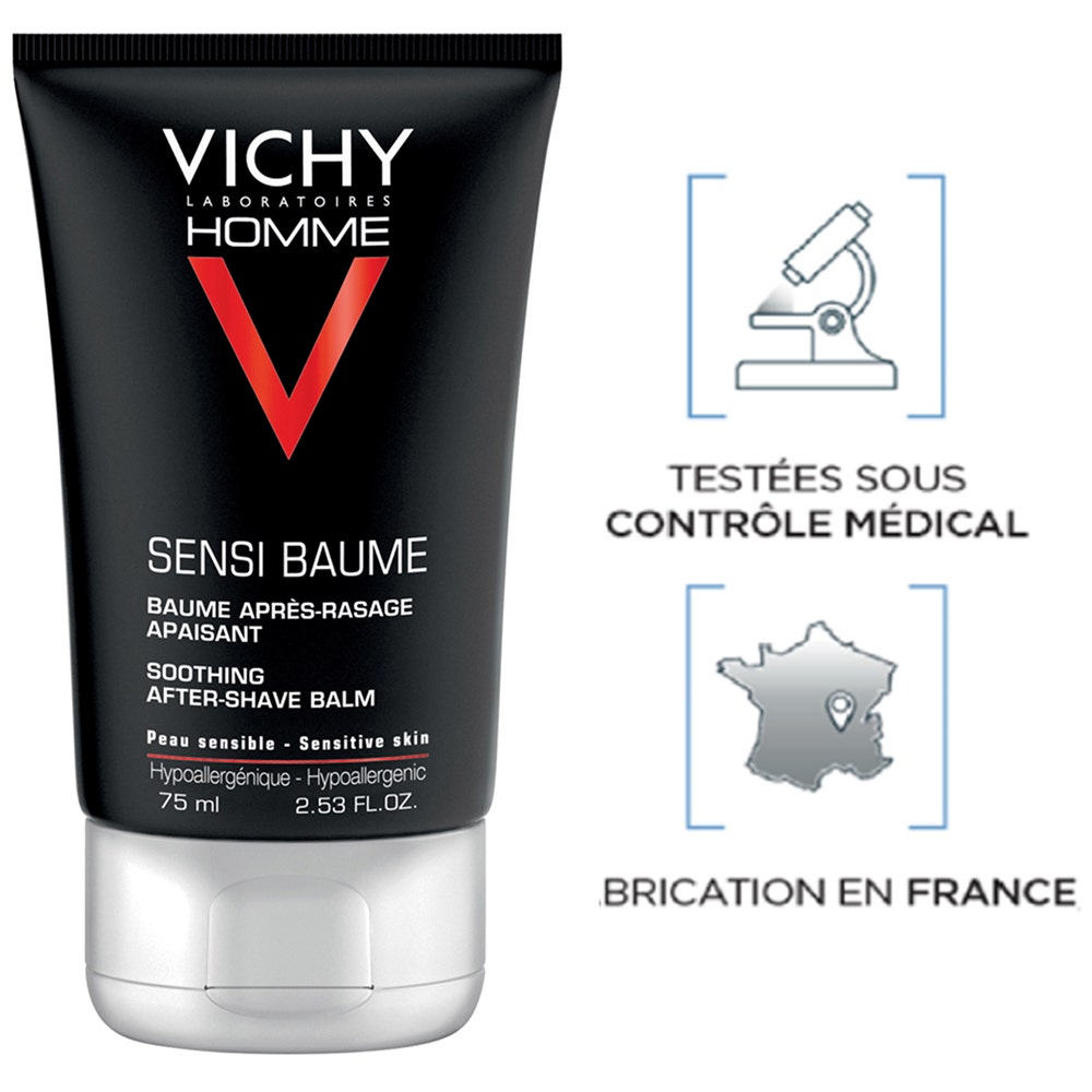 Vichy Man Sensi Balm Aftershave 75ml (2.53 fl oz)