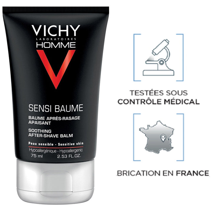 Vichy Man Sensi Balm Aftershave 75ml (2.53 fl oz)