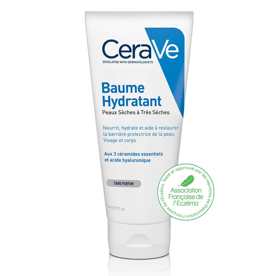 Crème hydratante CeraVe pour peaux sèches à très sèches aux céramides essentiels 177 ml (5,98 fl oz) 