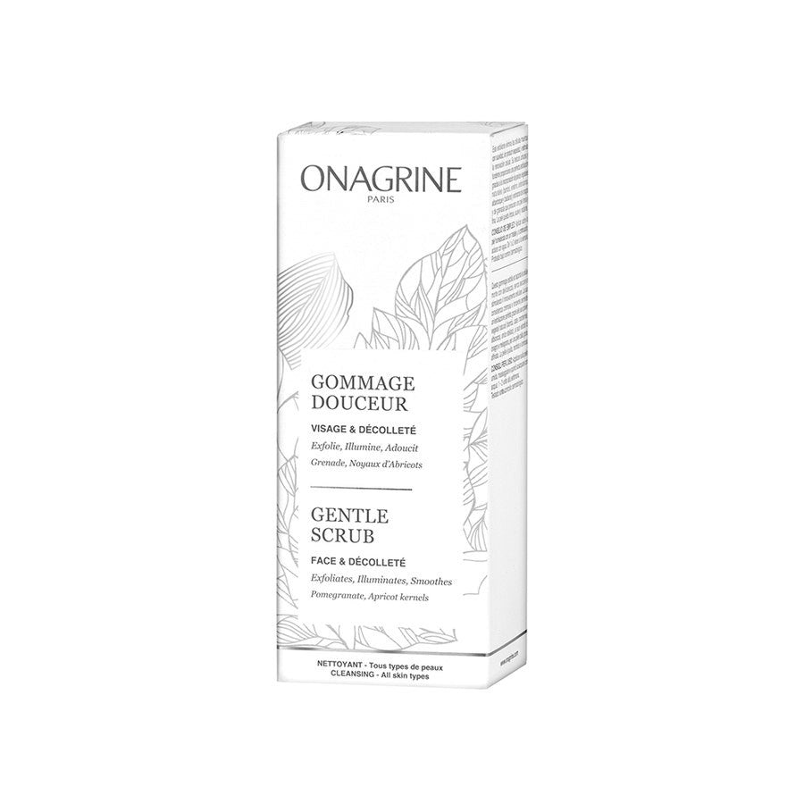 Gommage exfoliant doux Onagrine pour le visage et le décolleté 75 ml (2,53 fl oz) 