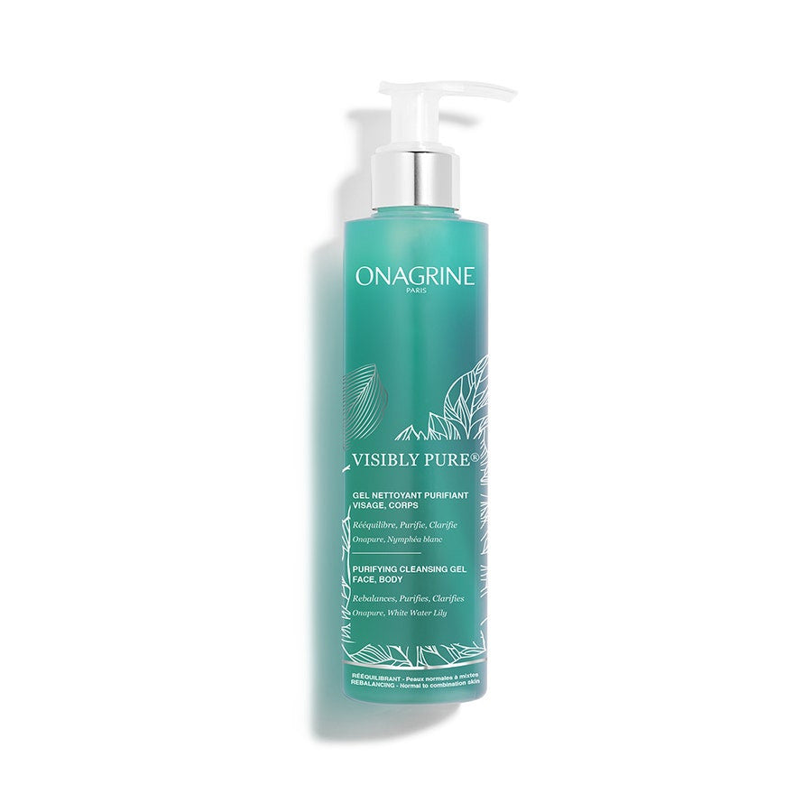 Onagrine Visibly Pure Gel Nettoyant Purifiant Visage et Corps 200 ml (6,76 fl oz) 