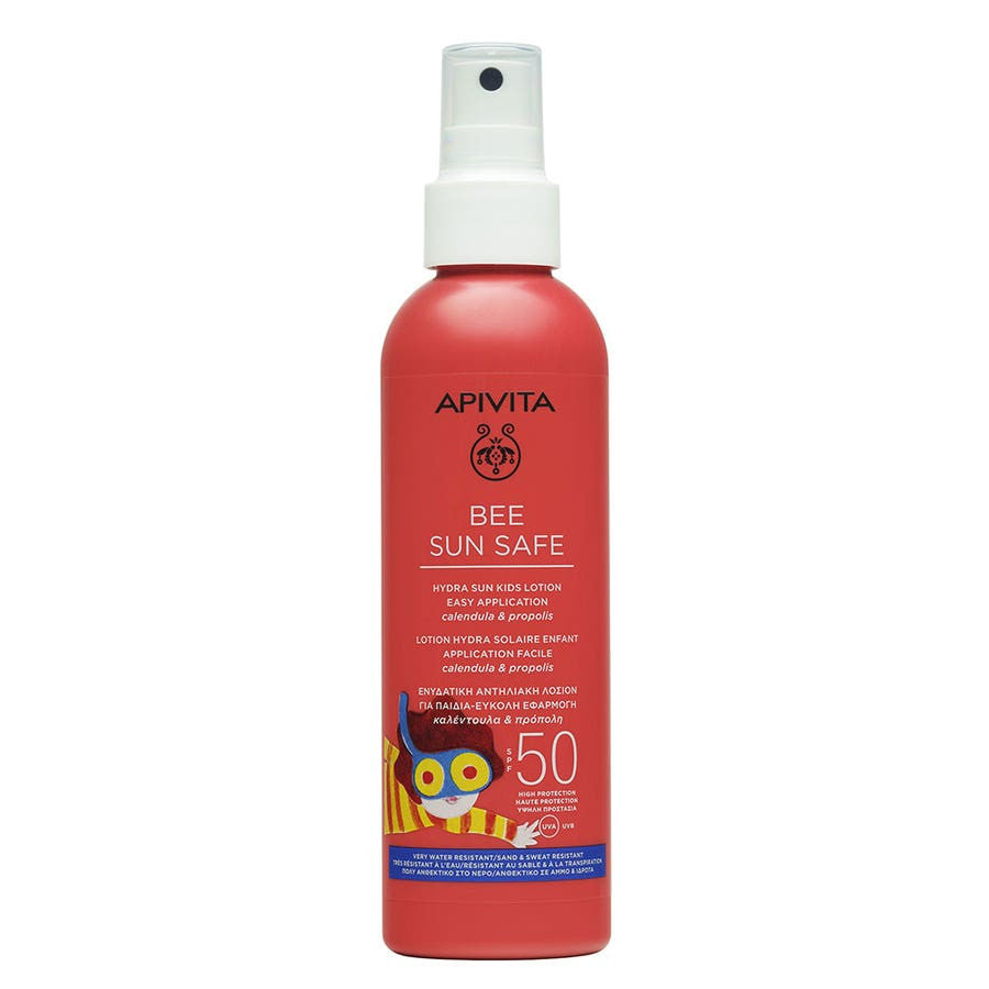 Lait solaire Apivita Bee Sun Safe Hydra pour enfants SPF 50 200 ml 