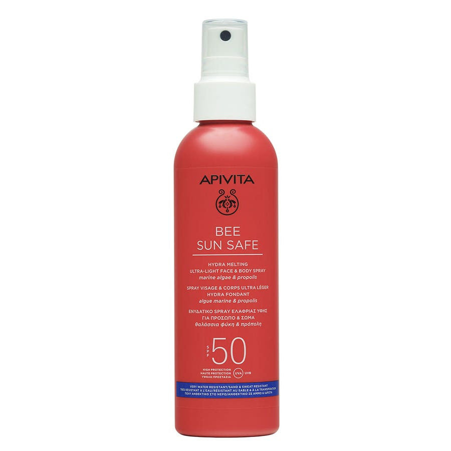 Spray visage et corps ultra-léger SPF 50 Apivita Bee Sun Safe 200 ml 