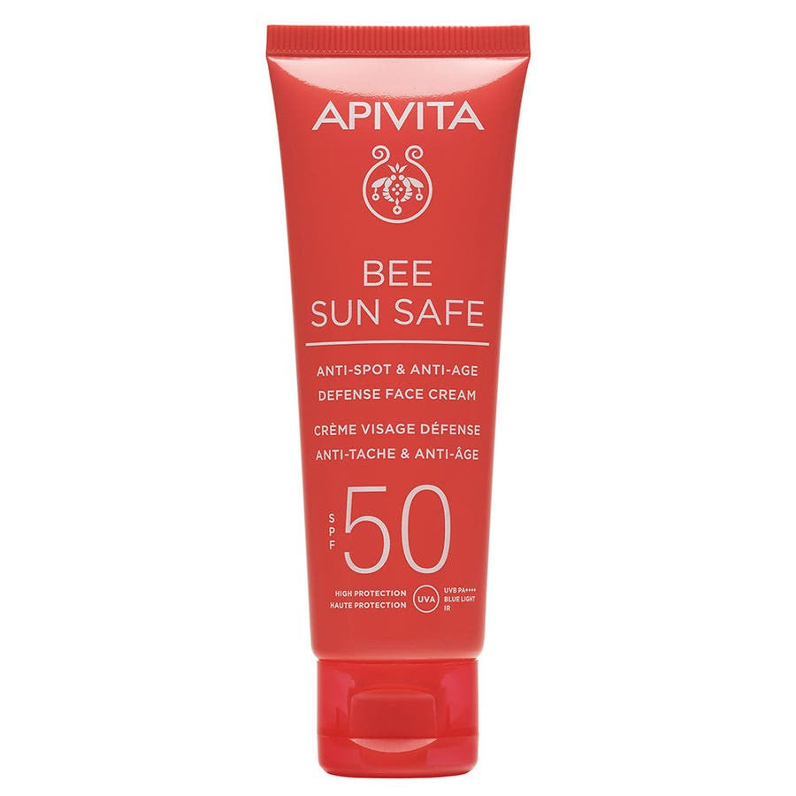 Crème visage anti-pigmentation et anti-âge Apivita Bee Sun Safe SPF50 50 ml 