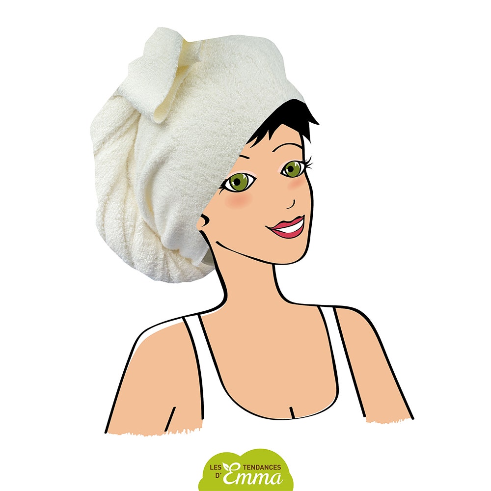 Les Tendances D'Emma A super-absorbent hair towel x 1