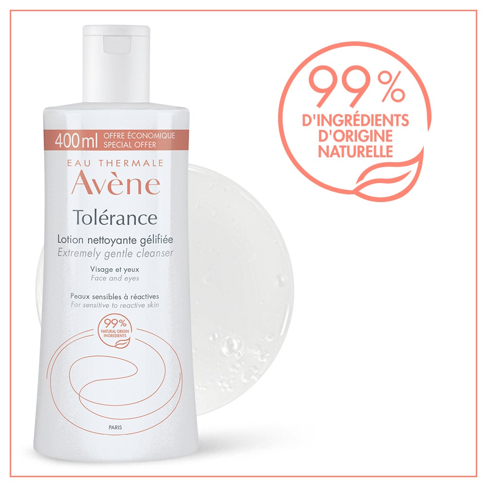 Avène Tolérance Gelled Cleansing Lotion for Sensitive Skin 400ml (13.52fl oz)