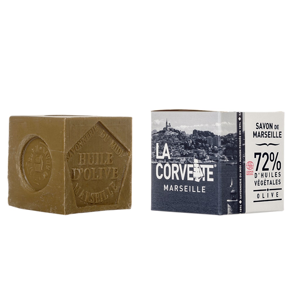 La Corvette Marseille soap 100g (3.53 oz) - FrenchBeautyHub