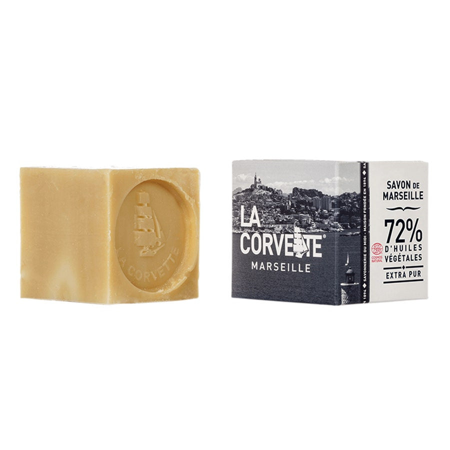 La Corvette EXTRA PUR Cube de Savon de Marseille 500g (17.63 oz) 