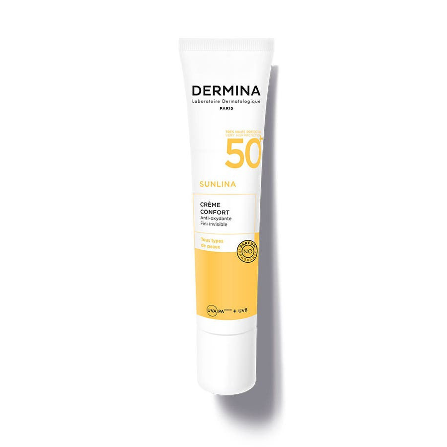 Dermina Sunlina Comfort Sunscreen Cream SPF50 40ml (1.35fl oz)