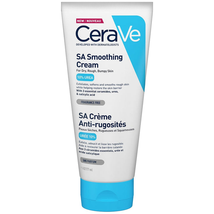 Crème anti-rugosités Cerave Body SA 10 % urée et acide salicylique pour peaux sèches 177 ml 