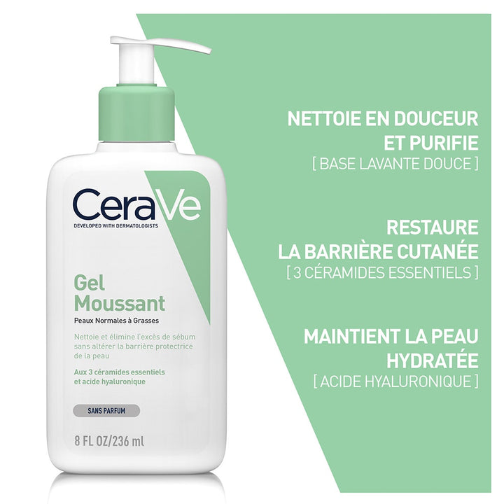 CeraVe Foaming Cleanser for Normal to Oily Skin