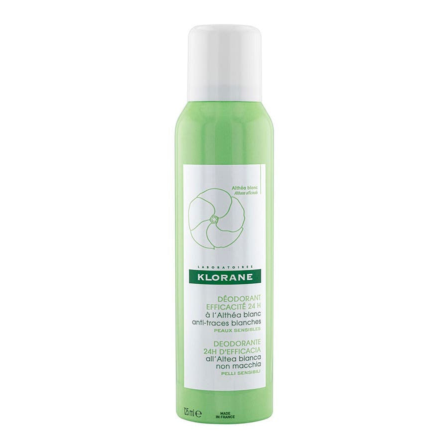 Klorane Althea Blanc Déodorant Spray à l'Althéa 125 ml (4,22 fl oz) 