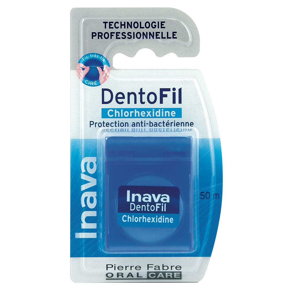 Inava Dentofil Dental Floss Chlorhexidin 50m