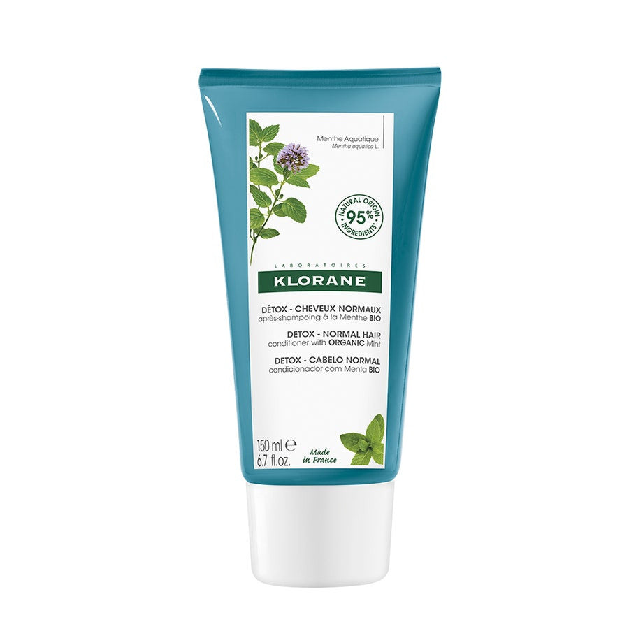 Après-shampoing protecteur anti-pollution Klorane à la menthe aquatique 150 ml 