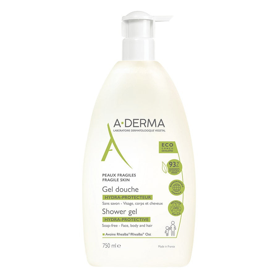 A-Derma Hydra-Protective Shower Gel 750ml (25.36 fl oz)