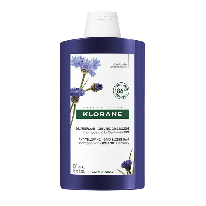 Klorane Anti-Yellowing Shampoo with Centaury for Gray and Blonde Hair