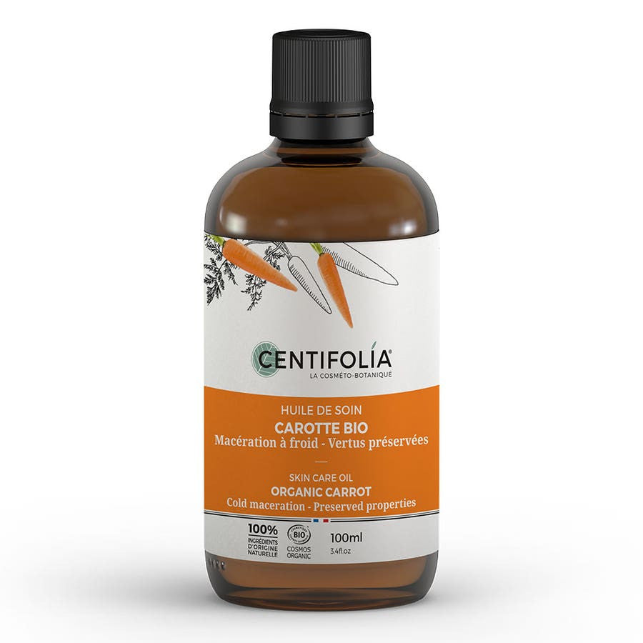 Huile de soin à la carotte bio Centifolia 100 ml 