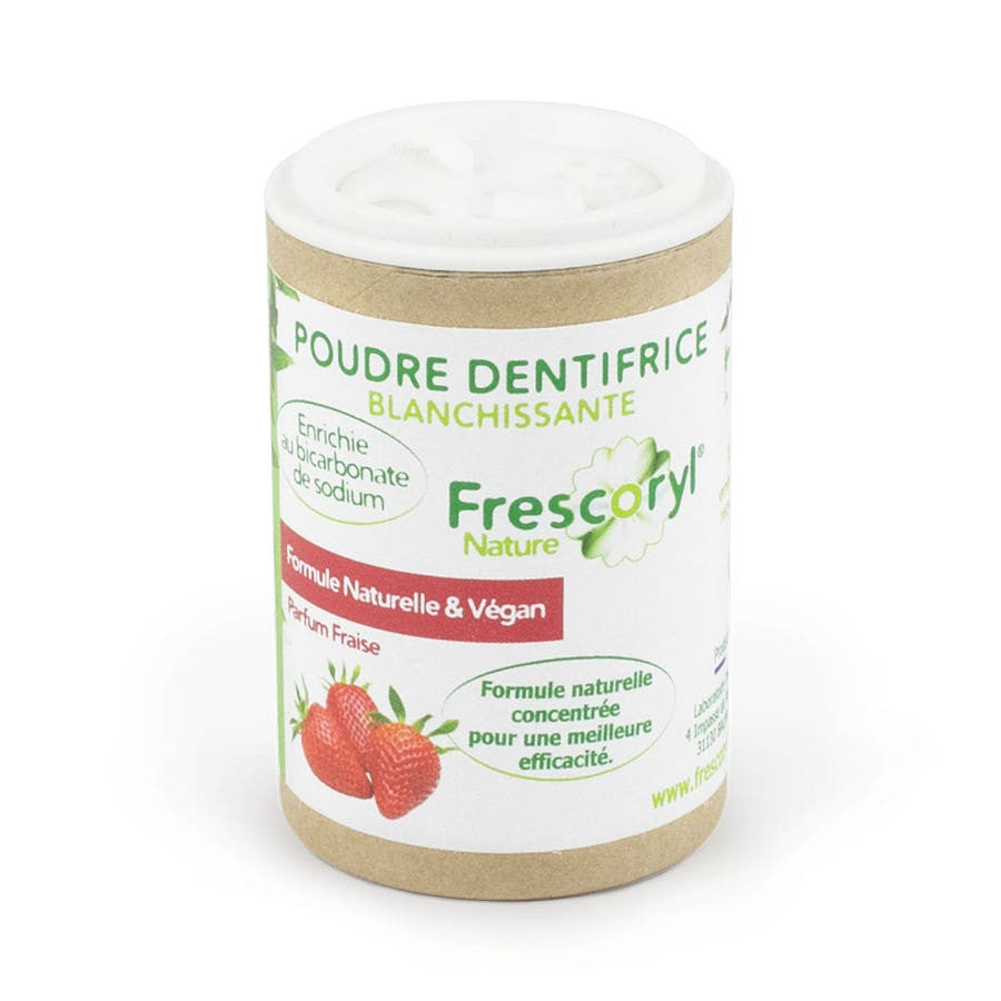 Dentifrice Frescoryl Poudre Blanchissante Parfum Fraise 40 g (1,41 oz) 