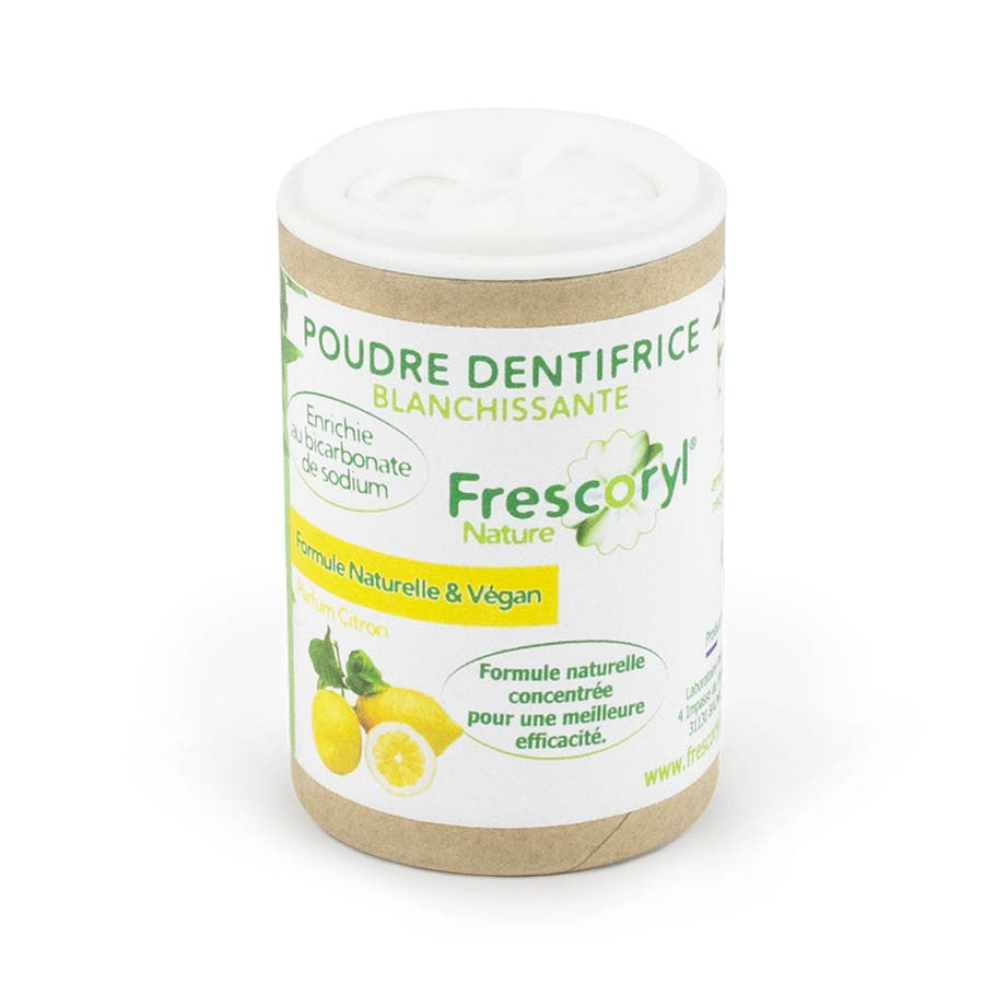 Dentifrice Frescoryl Poudre Blanchissante Parfum Citron 40 g (1,41 oz) 