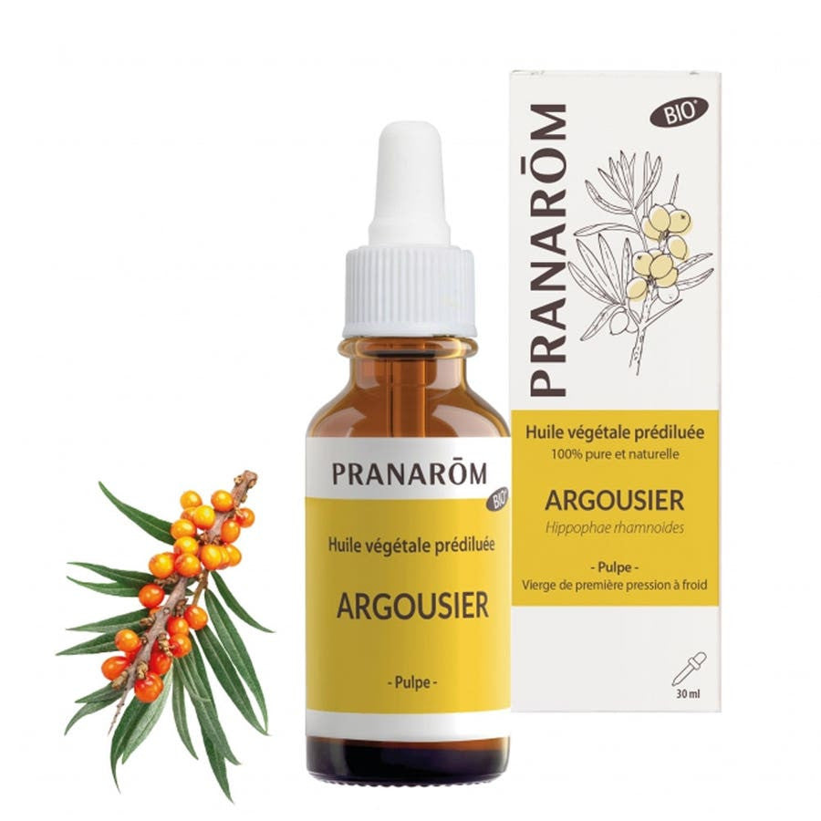 Huile végétale d'argousier biologique Pranar™m 30 ml (1,01 fl oz) 