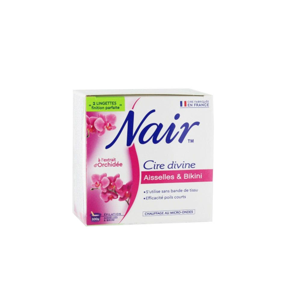 Nair Divine hot wax Underarms and Bikini 100 g (3.53oz)