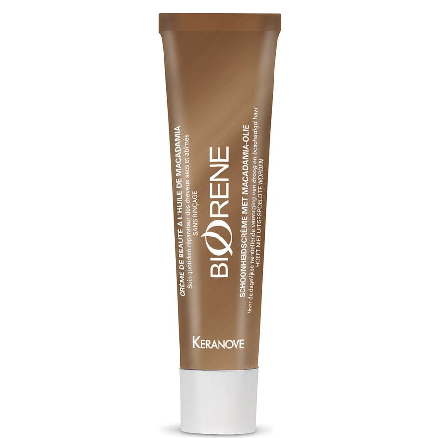 Crème de beauté à l'huile de macadamia Biorene Cheveux secs et abîmés 25 ml (0,84 fl oz) 