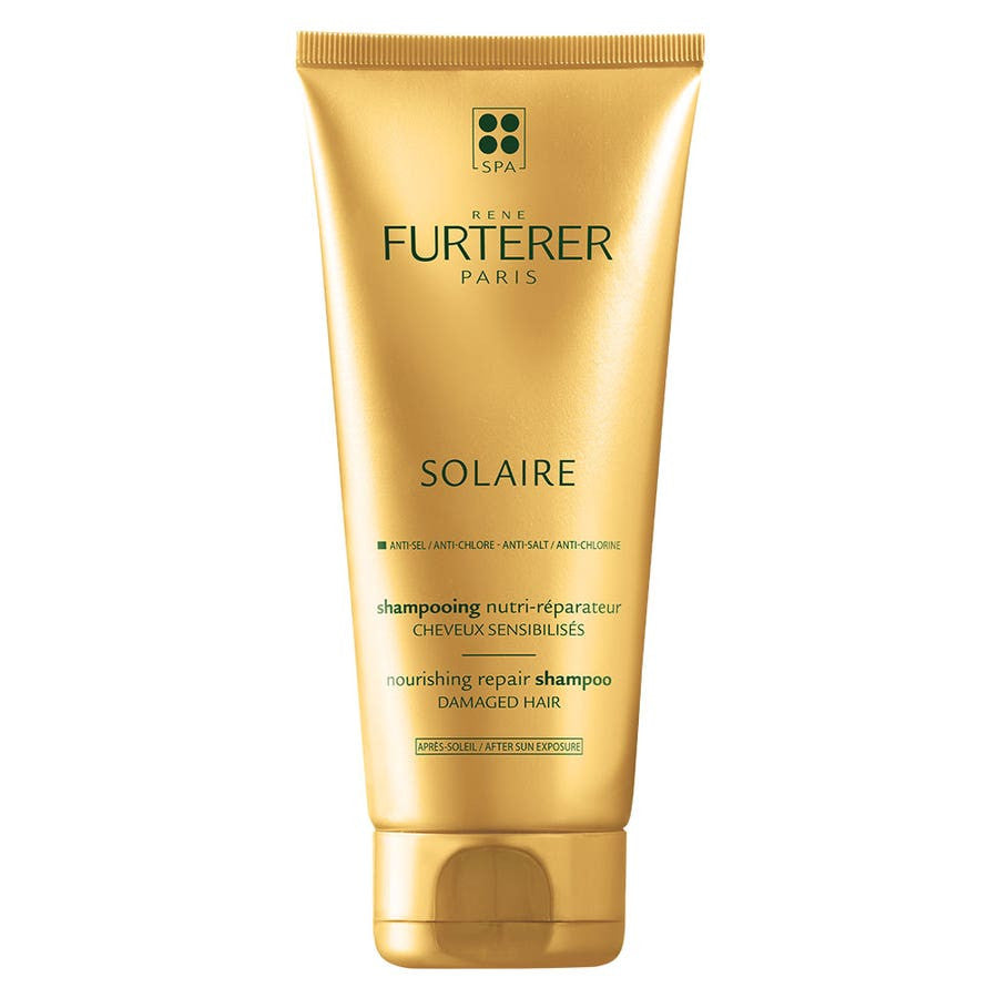 René Furterer Solaire Shampooing Nourrissant Réparateur Cheveux Abîmés 200 ml 