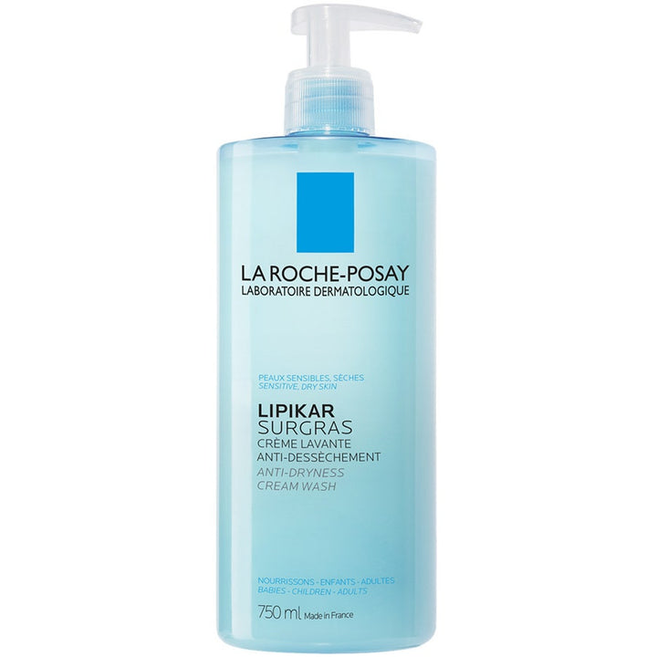 La Roche-Posay Lipikar Surgras Crème de douche concentrée pour peaux sèches et sensibles 750ml