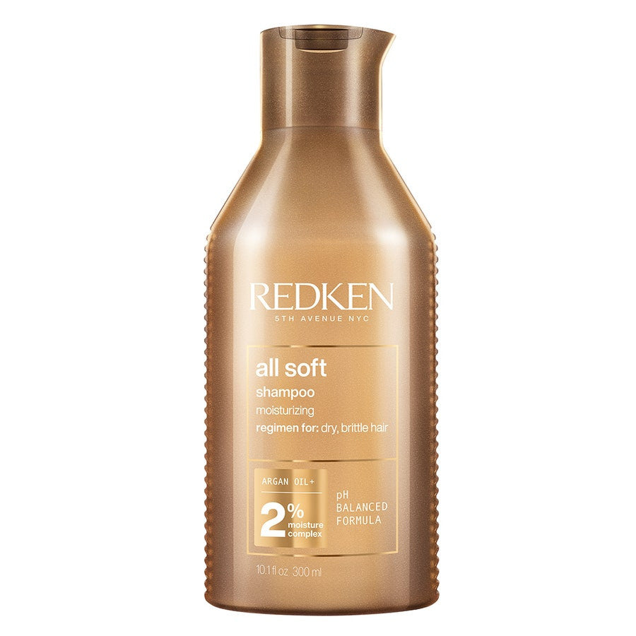 Redken All Soft Shampooing hydratant Cheveux secs et rêches 300 ml (10,14 fl oz) 