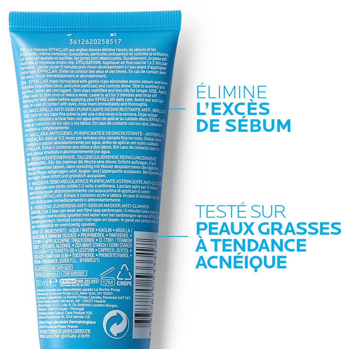 La Roche-Posay Effaclar Purifying Clay Mask 100ml (3.38fl oz)