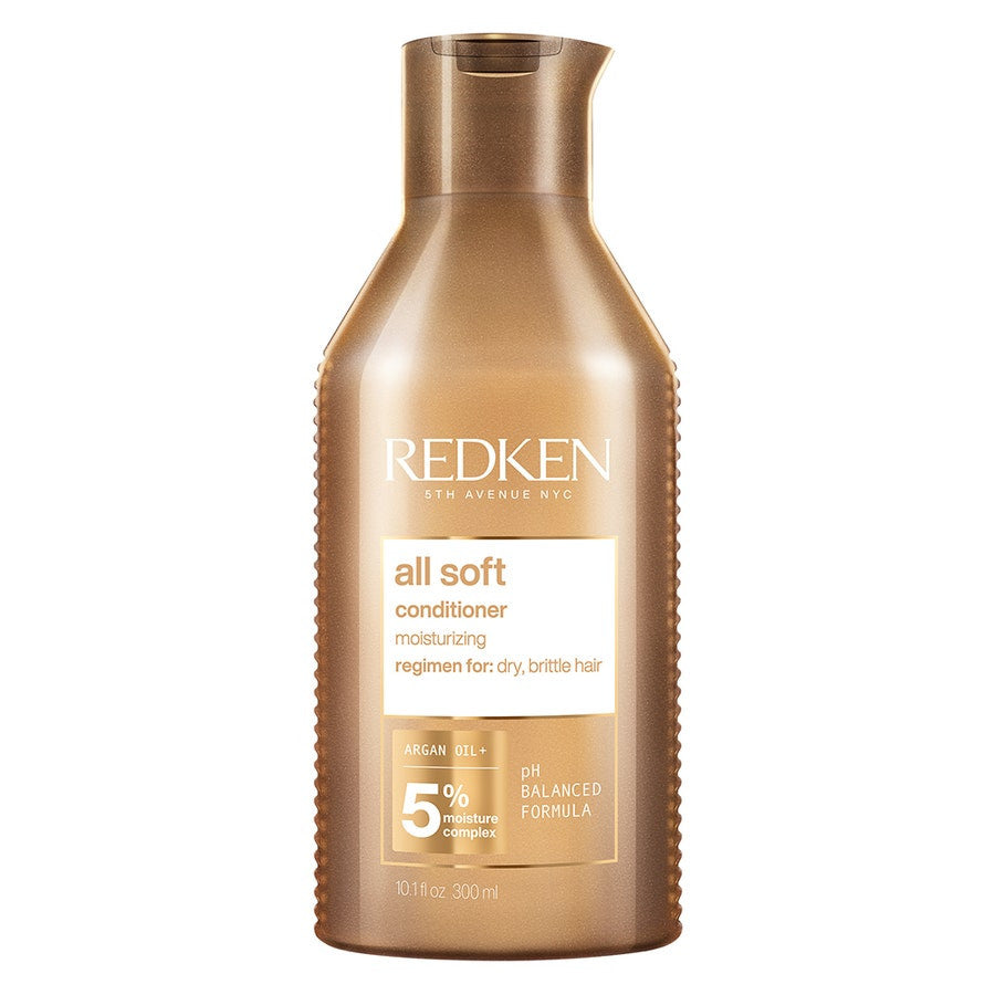 Redken All Soft Après-shampoing hydratant pour cheveux secs et rêches 300 ml (10,14 fl oz) 