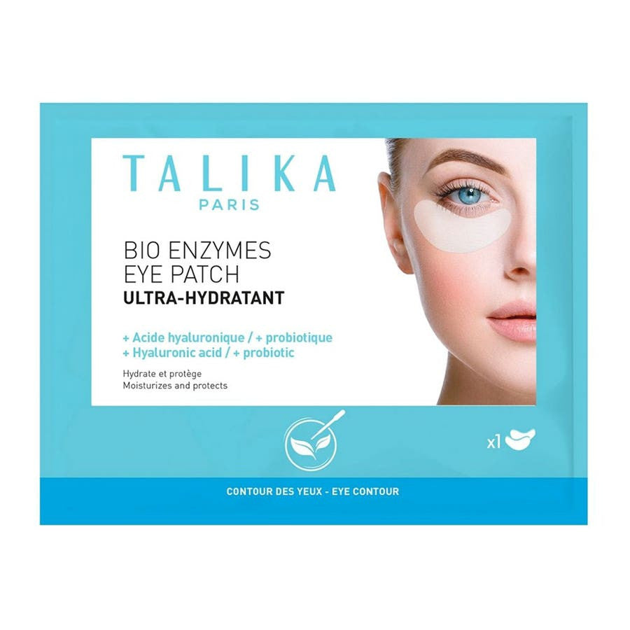 Talika Bio Enzymes Eye Patch for Ultra-Hydrating Eye Contour, 1 Pair