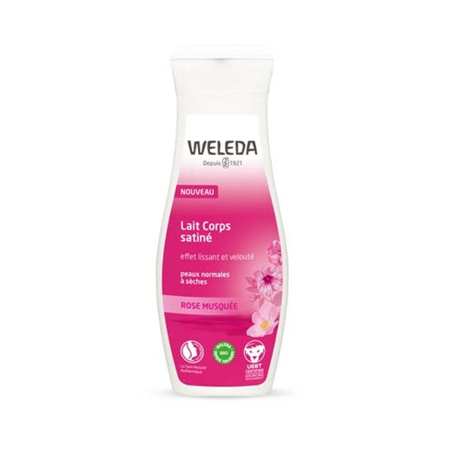 Lait Corps Soin à la Rose Sauvage Weleda 200 ml 