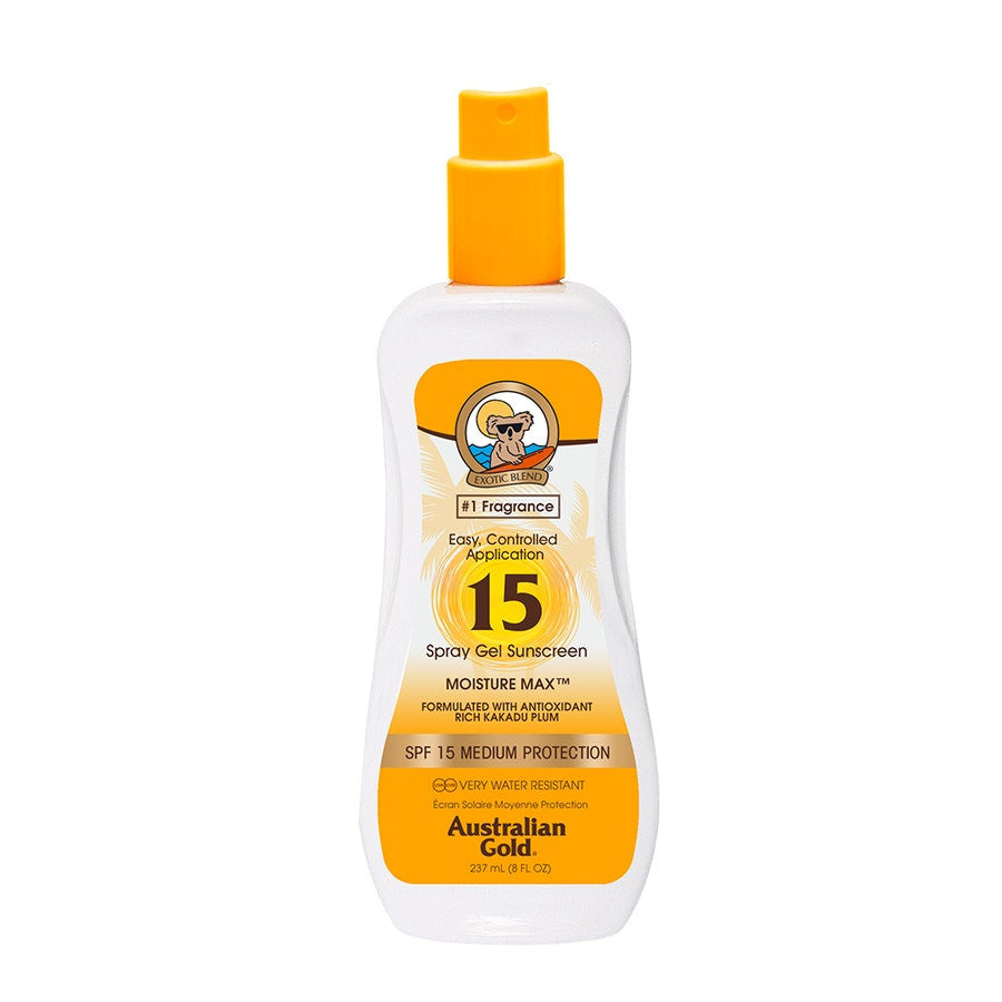 Australian Gold SPF15 Sunscreen Gel Spray - 237ml (8.01 fl oz)