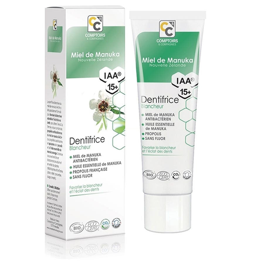 Comptoirs Et Compagnies Whitening Toothpaste with Manuka Honey 75ml (2.53fl oz)