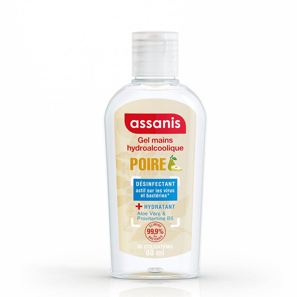 Assanis Perfumed Pocket Sanitizing Hand Gel Poire 80ml (2.71fl oz)