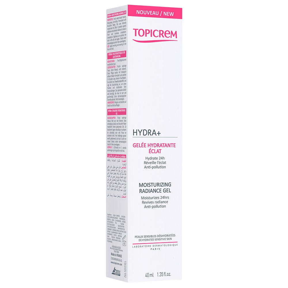 Topicrem Hydra+ Radiance Moisturizing Jelly 40ml (1.35fl oz)